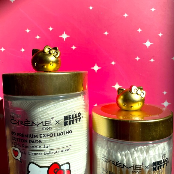 Hello Kitty Cotton Swabs and Cotton Pads Set - Picture 3 of 5